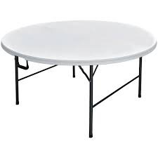 mesa plegable 1.5 redonda