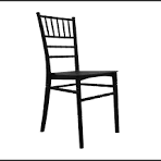 silla chiavari negra
